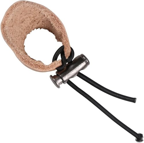 Huntingdoor Archery Thumb Ring Mongolian Leather Thumb Guard Finger Protector Adjustable Thickened Shooting Glove for Horse Bow Recurve Bow