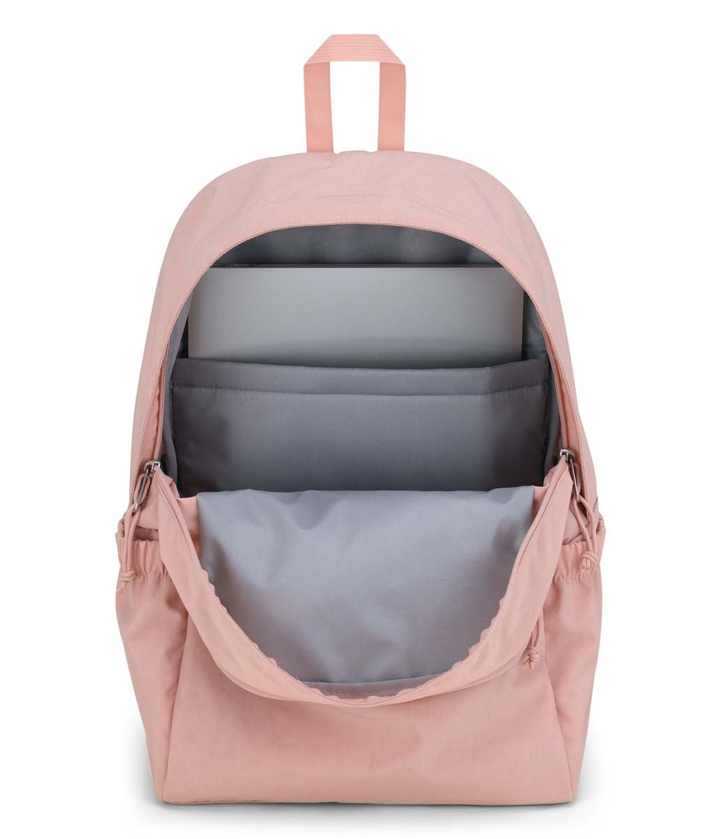 JanSport Slouch Pack - Fully Padded Back Panel - Comfortable and Ideal Storage - Misty Rose