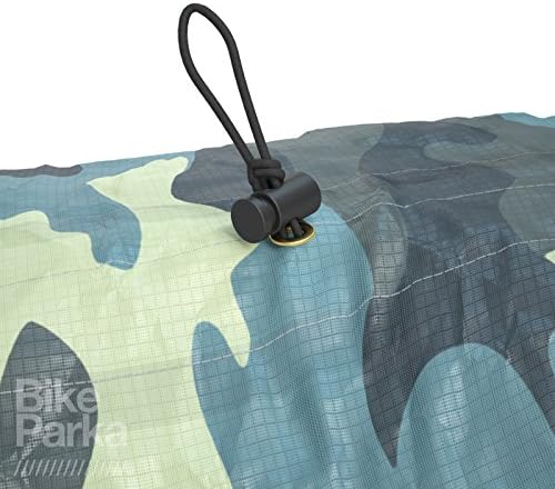Urban Bike Cover - Waterproof & Durable with Lock-Through Panels, RipStop fabric, Adjustable for Any Bike, Attachable Stuff Sac - Ideal for Bikes in Daily Use (Ciel Blue)