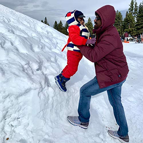 Kids Snow Pants Winter Warm Trousers - Black, Size 6 / F-A01 Black