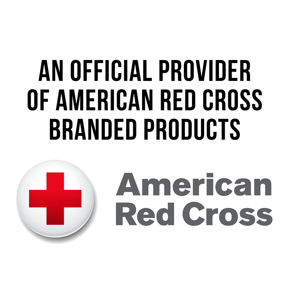 American Red Cross Officially Licensed Product Emergency Reflective Blankets, 5 Pack, Body Warmer Survival Blanket, 52” W x 84” L