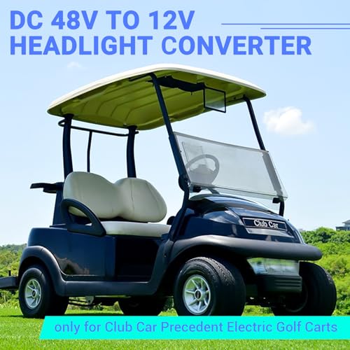 48V to 12V 15A Waterproof Buck Converter Voltage Regulator Kit for Golf Carts