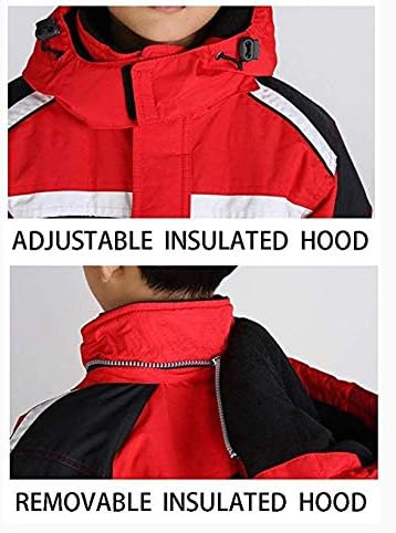 One-Piece Snowsuit Water Resistant Windproof Taslon Reflective for Kids/Boys, Girls