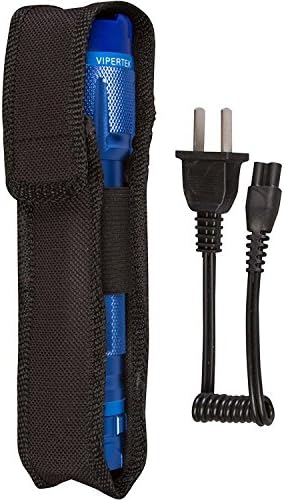 VIPERTEK VTS-T03 Aluminum Stun Gun for Self Defense Rechargeable with LED Flashlight