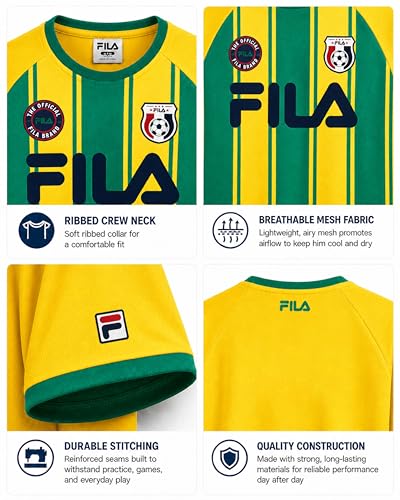 Kids Soccer Jersey Shirt Short Sleeve Mesh Performance Sports Tee