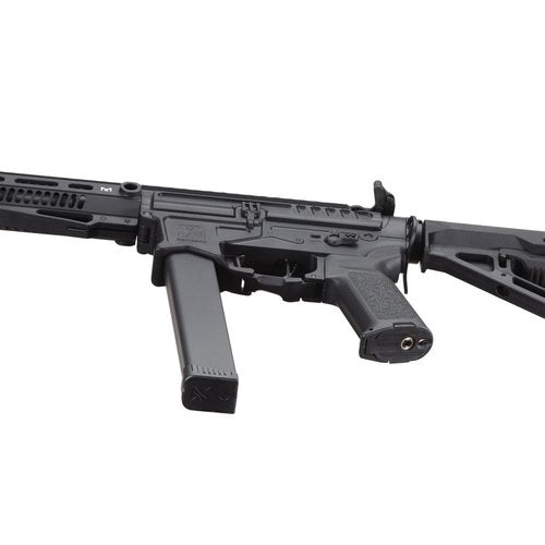 Zion Arms R&D Precision Licensed PW9 Mod 1 Short/Long Rail Airsoft Rifle with Delta Stock
