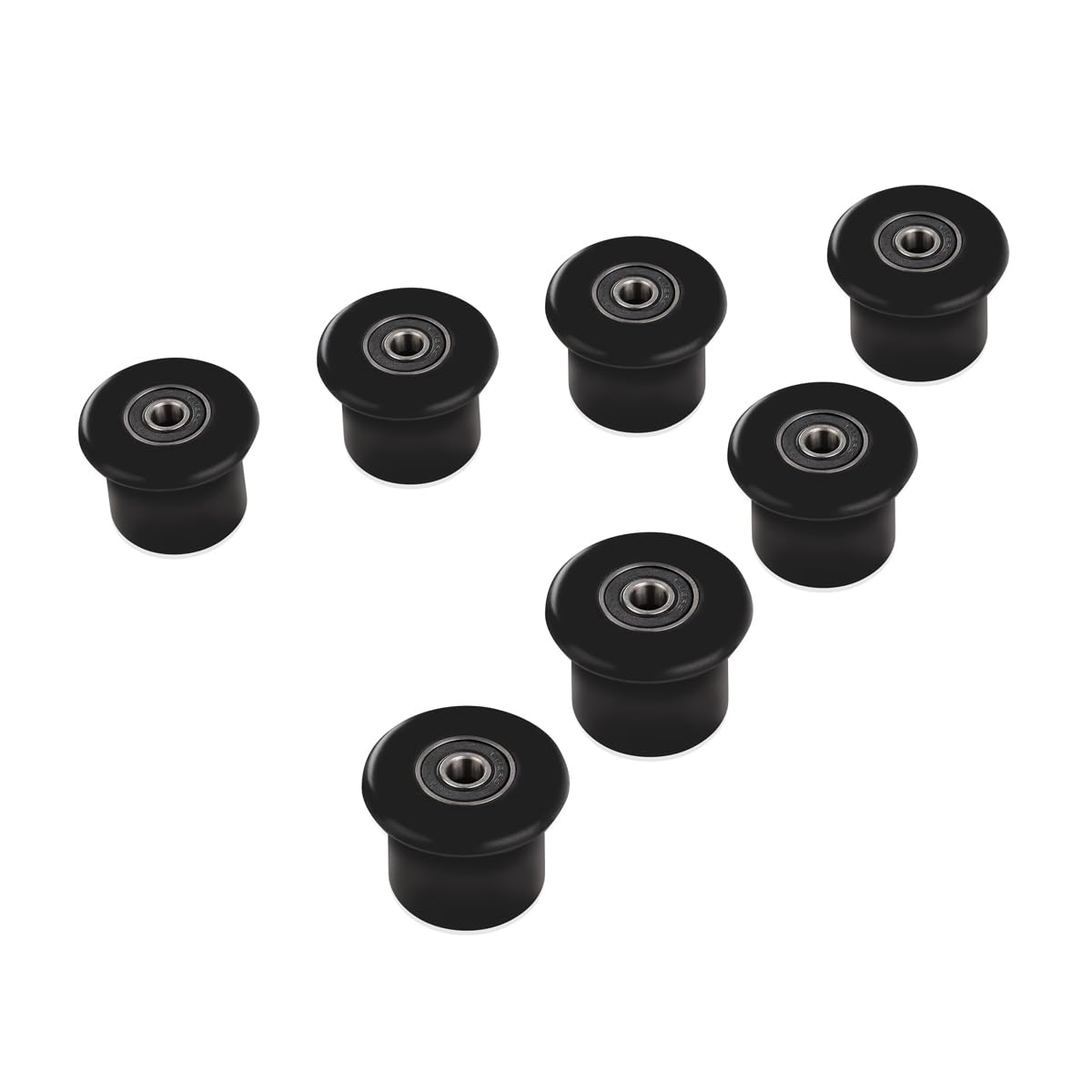 7Pcs Sliding Seat Bracket Rollers Compatible with Home Gym Rolling Seats for Bowflex Series Models(for Blaze, Classic, Elite, Motivator2, Pr1000, Sport, Conquest, Ultimate2, Schwinn Comp, Revolution)