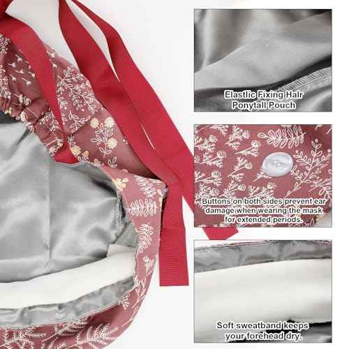 Adjustable Working Cap with Button, Cotton Working Hat Sweatband