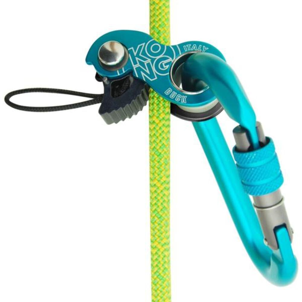 Kong Italy Duck Rope Clamp - Cyan/Black