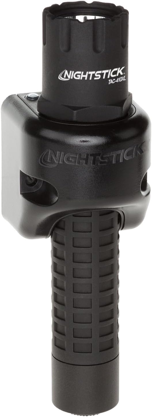 Nightstick TAC-410XL Rechargeable Tactical Flashlight - 6.25-Inch, 410 Lumens, Black