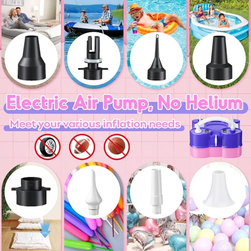 3-in-1 Electric Balloon Pump for Inflatable Inflatables Portable Air Pump