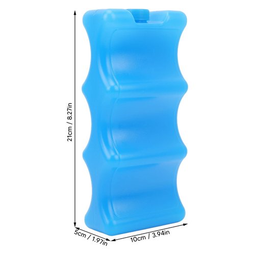 Ice Packs for Cooler,Ice Packs for Lunch Box, 2pcs Reusable Contoured Shape Ice Box for Breastmilk Working Mom, Slim Long Lasting Cool Packs for Lunch Bags and Cooler