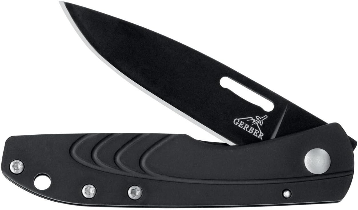 Gerber Gear STL 2.0 Knife, Black (2.6 blade length and 5.3 overall length)