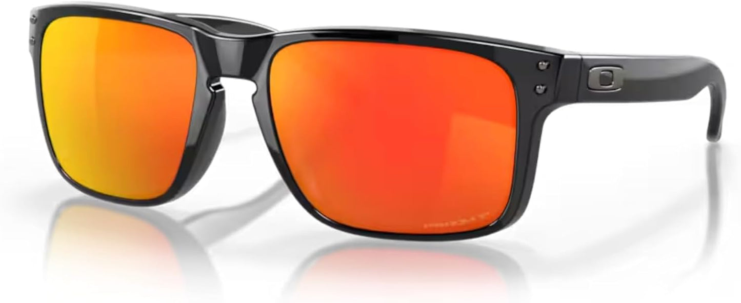 OAKLEY Holbrook OO9102 Square Sunglasses for Men+ Bundle Accessory Leash Kit, Microfiber Pouch