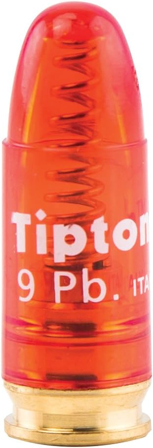 Tipton Pistol Snap Caps with False Primer and Reusable Design for Dry-Firing, Gun Maintenance, Gun Storage