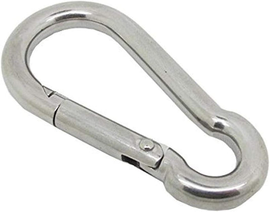 Scuba Choice Boat Clip Stainless Steel Safety Spring Hook Carabiner, 3 1/8-Inch