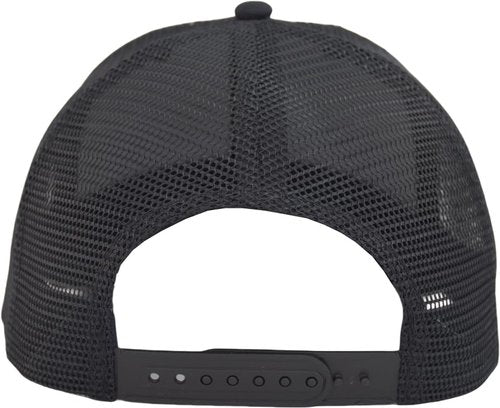TSSGBL Small Size Snapback Mesh Baseball Trucker Hat Basic No-Logo Plain Blank Adjustable Summer Work Ball Cap for Women Men Black