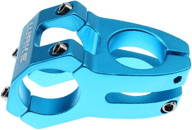 31.8 Stem 45mm Bike Stem Wake Mountain Bike Stem Short Handlebar Stem for Most Bicycle, Road Bike, MTB, BMX, Fixie Gear, Cycling (Aluminum Alloy, Black Blue Gold Red)