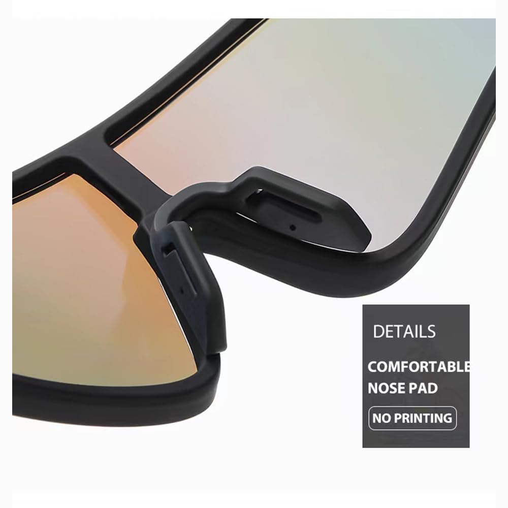 HIYAPATY Youth Teen Baseball Sunglasses 8-12 Ages, UV400 Protection Sports Cycling Sunglasses Suitable for Baseball Running Riding Golf Boys and Girls