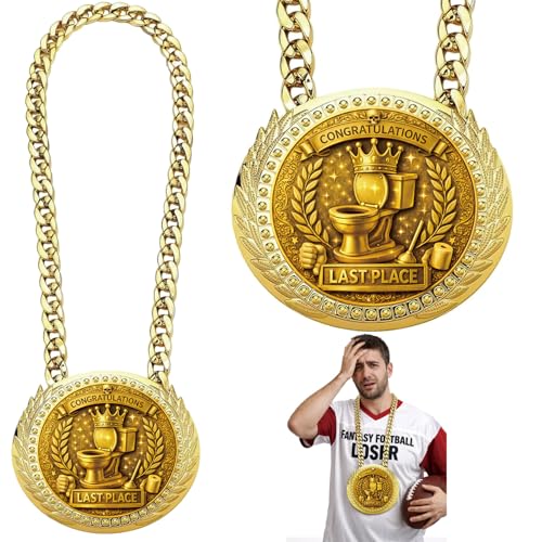 Funny Goat Champion Medal with Last Place Variation - Sports Award Trophy for Kids & Adults
