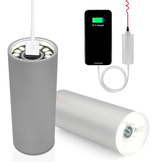 Voltaic Systems Shine 3-in-1 LED Lantern, Emergency Flashlight, Rechargeable 10,050mAh Portable Power Bank. 100+ Hours Run Time, Dimmable, IPX67 Waterproof Metal Case Used for Camping, Home, Outages