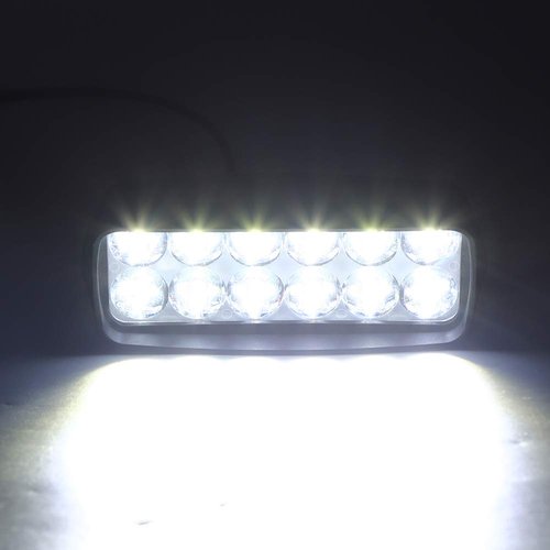 Electro Tricycle Conversion LED Light, Universal 12LED Light Good Brightness 12V-80V Electro Tricycle LED Strong Light Tricycle Conversion Lamp for Motorcycles Electric Bike, 4.5x1.7x1.8in