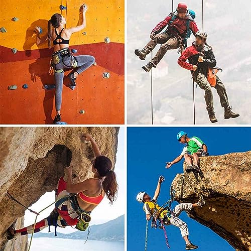 Climbing & Rescue Safety Belt for Ziplining, Fire & Tree Climbing - Half Body Harness for Women & Men