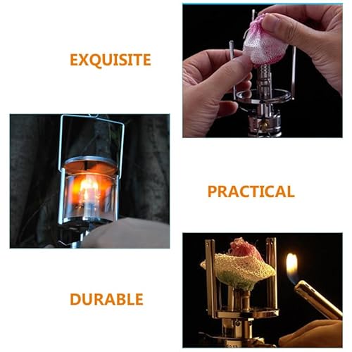 EXCEART 12pcs Gas Lantern Mantles Replacement for Outdoor Camping Lightweight Odorless Easy to Install Suitable for Propane and Kerosene Lamps for Hiking and Long-Term Use