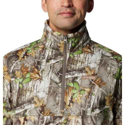 Columbia mens Phg Fleece Overlay Ii 1/4 Zip