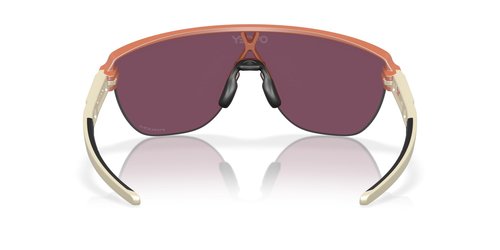 Oakley OO9248A Corridor Low Bridge Fit Rectangular Sunglasses, Matte Ginger/Prizm Road Black, 42 mm
