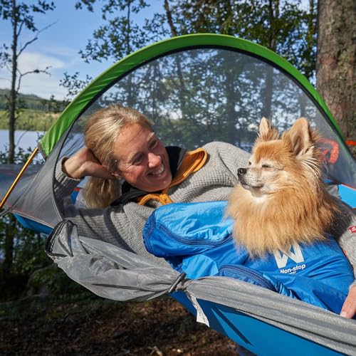 Tentsile UNA V3 Solo Tree Tent Hammock, 1-Person Capacity, Anti-Roll System, Ratchet and Straps Included, Portable Tree House Shelter, Designed in The UK (Dark Grey)