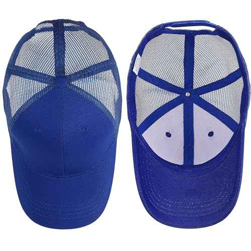 Falari Trucker Hat Baseball Cap Structured Plain Design 6 Panel, Adjustable Size