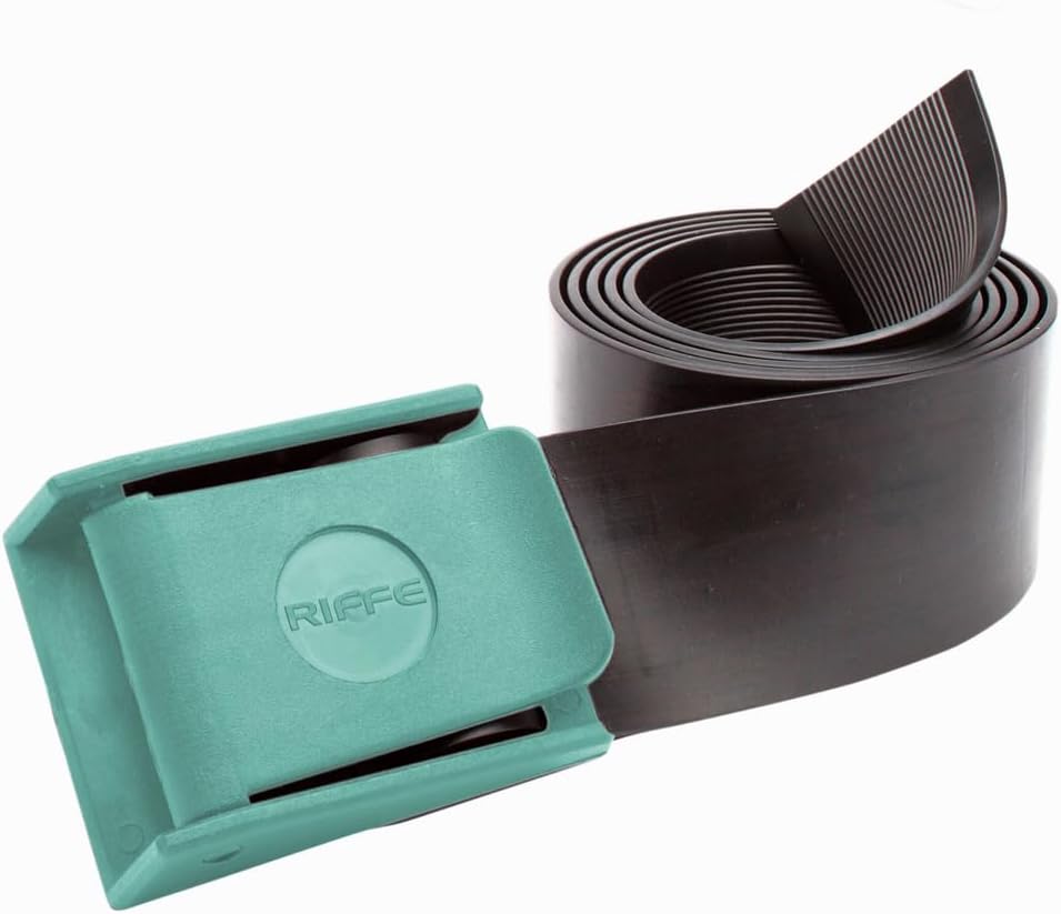 Riffe Rubber Weight Belt (Black) With Glass Filled Nylon Buckle, For Freediving and Spearfishing - Quick-Release Lever Ensures Safety On The Water, 54 Inch's Length