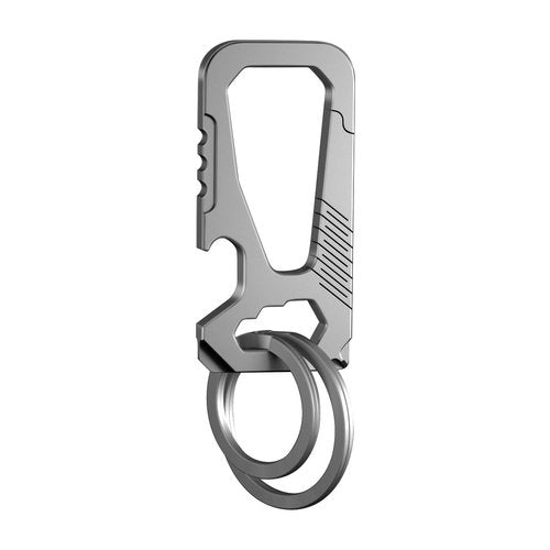 SHD Titanium Keychain Clip,Multifunctional Carabiner Keychain with Bottle Opener, Car Keychain for Indoor Outdoor Daily Use