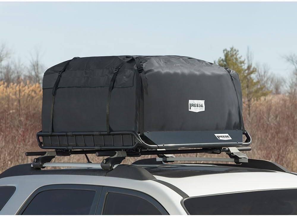Reese Explore 1041100 Rainproof Car Top Carrier (15 Cubic Feet),Black