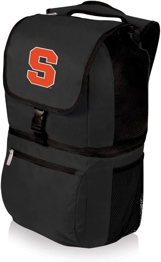 PICNIC TIME NCAA North Carolina Tar Heels Zuma Backpack Cooler - Soft Cooler Backpack - Lunch Cooler, (Black)