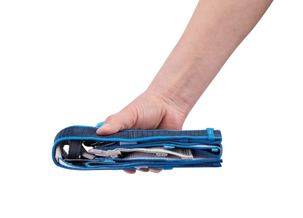 PETZL TOUR Harness - Lightweight Harness for Glacier Travel and Ski Touring - Blue - S/M