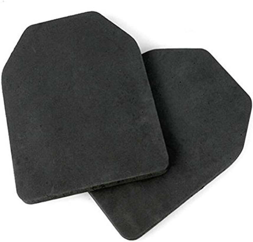 Airsoft Wargame Tactical Soldier Gear EVA Body Carrier Vest SAPI Shock Plate Dummy Armor Ballistic Model Kit Black 2 PCS