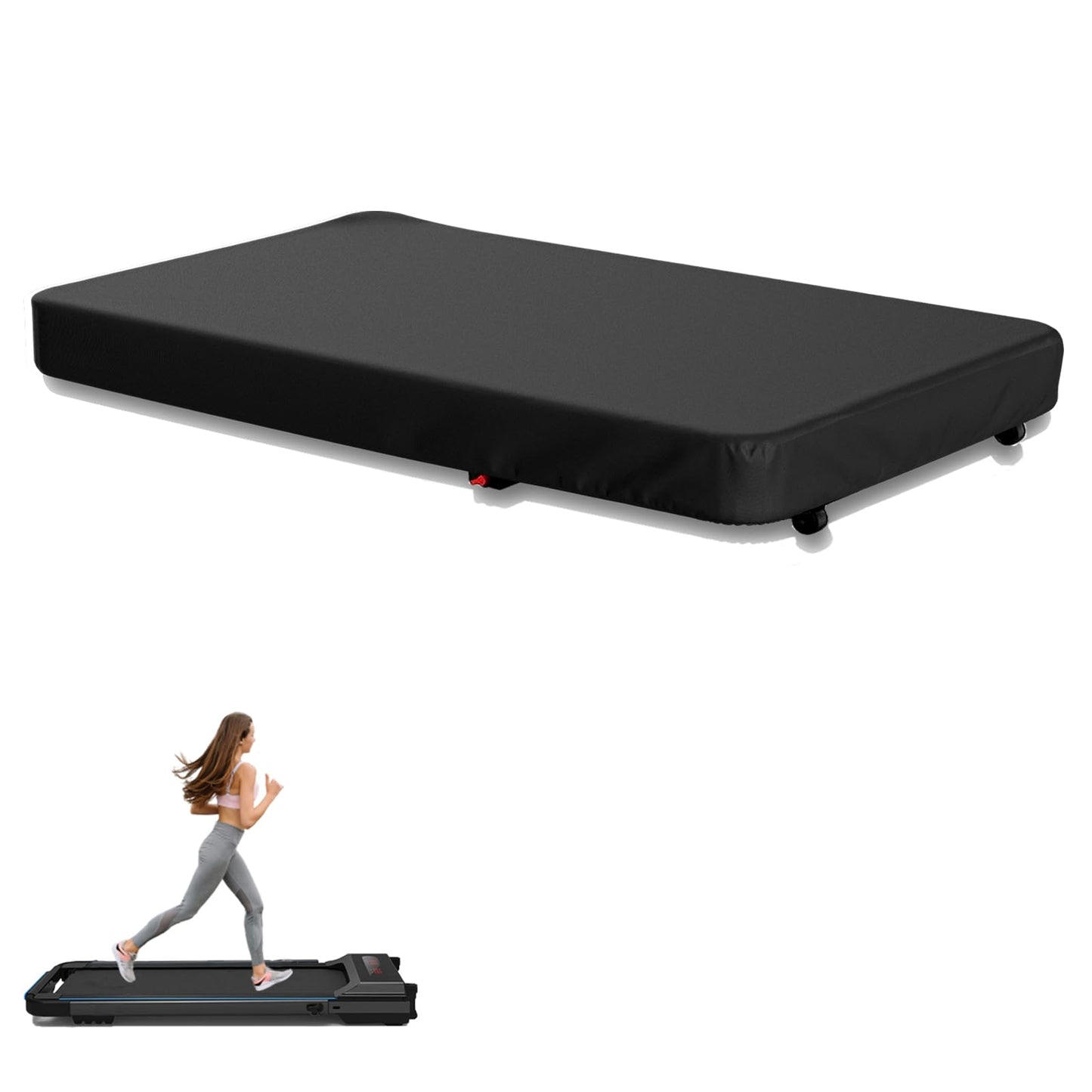 VeyoStories Walking Pad Dust Cover, Under Desk Treadmill Cover - Waterproof & Dustproof, Stretchy Dust Protector for 48" - 50" Walking Pad Under Desk Treadmill, Portable Folding Small Treadmill Cover.