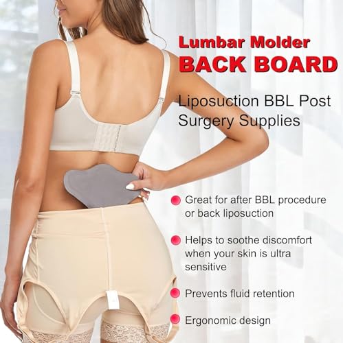Grey Lumbar Back Support Board for Post-Op Recovery and Compression