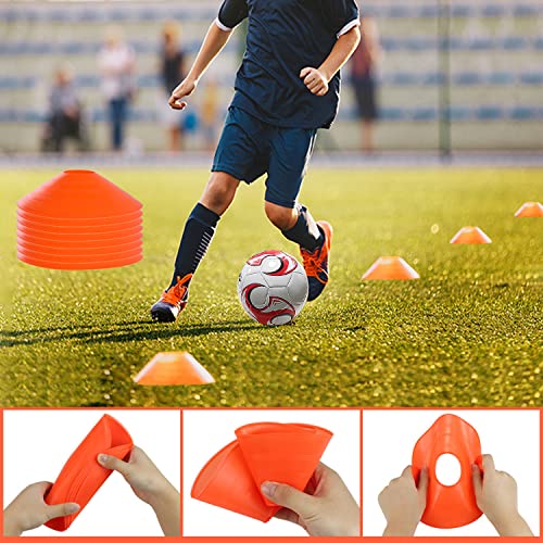 Green 4x3ft Kids Soccer Goals Set with Ball Pump Cones & Carry Bag