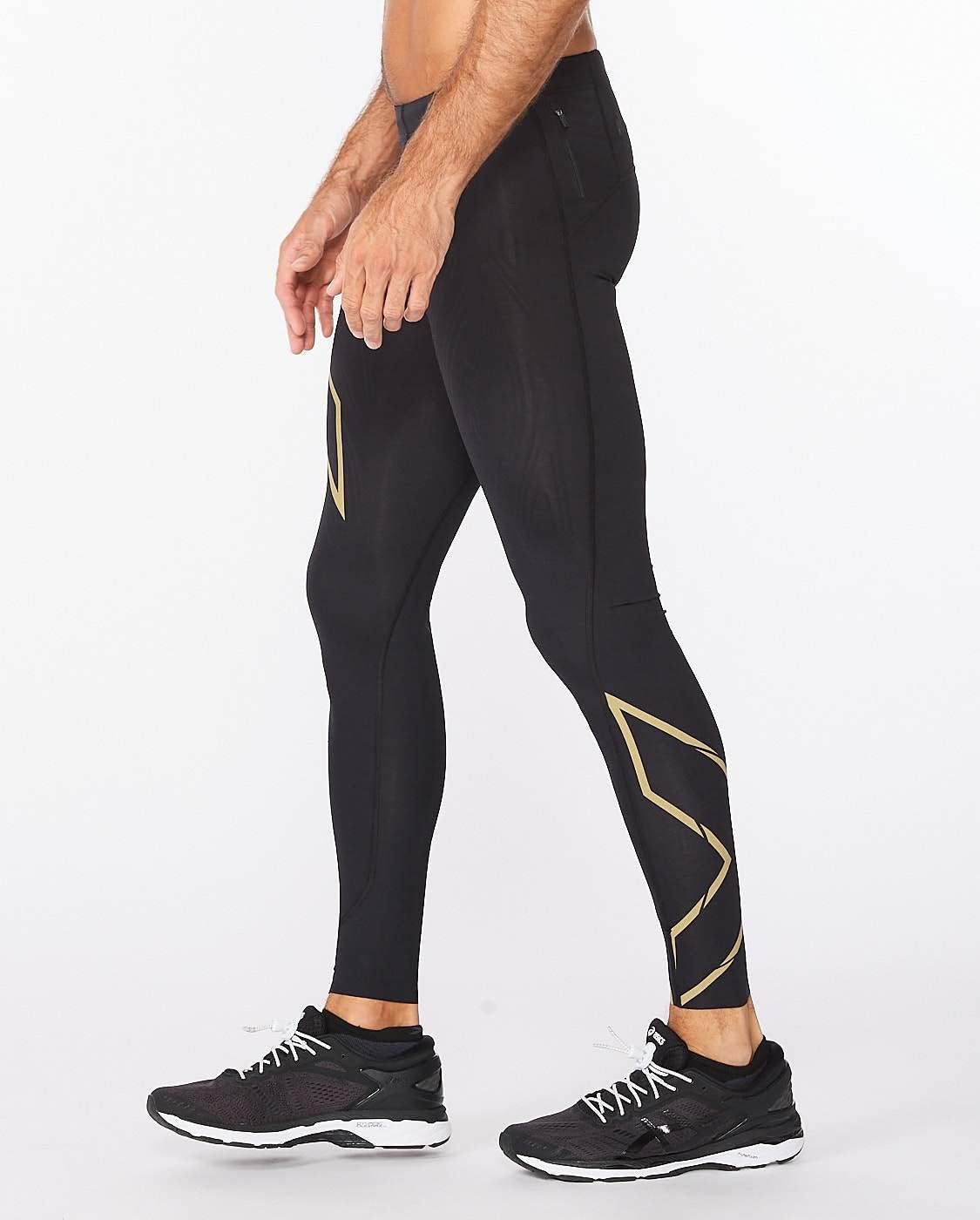 2XU Men's Light Speed Compression Tights - Lightweight & Flexible Support for Improved Running Performance