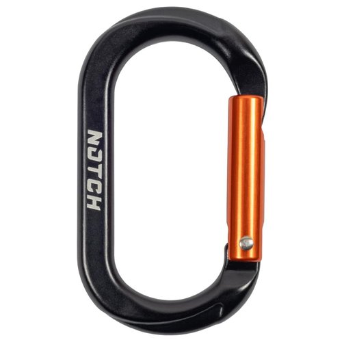 Notch Micro Carabiner Standard Lock Gate - Versatile Tool for Arborists & SRS Climbing, Gate Opening: 0.5”, Height: 2.3”, Tensile Strength: 900 lbs. Weight: 0.49 oz (99380)