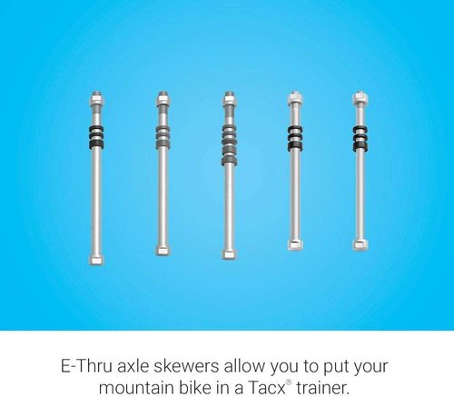 E-Thru Bicycle Trainer Axle for Tacx - Compatible with Multiple Bike Models