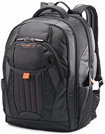 Samsonite Tectonic 2 Large Black Backpack - 18” x 13.3” x 8.6” for Travel & School