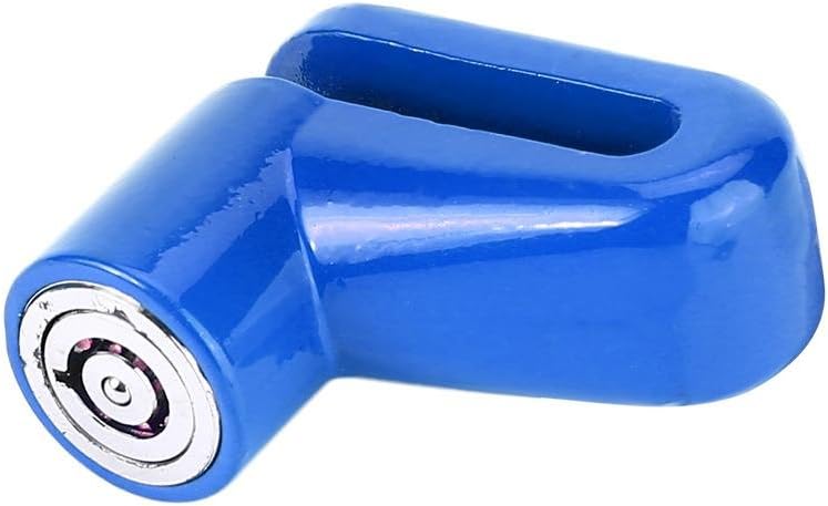 Tbest Disc Brake Lock Mini Anti-Theft Wheel Security Lock with Plastic Frame & Keys for Mountain Road MTB Bike Cycling Rotor Disc Brake Wheel Lock 3 Colors