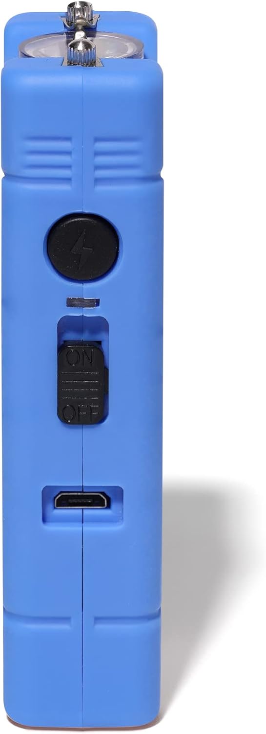 VIPERTEK VTS-881 Micro Stun Gun for Self Defense Rechargeable with LED Flashlight