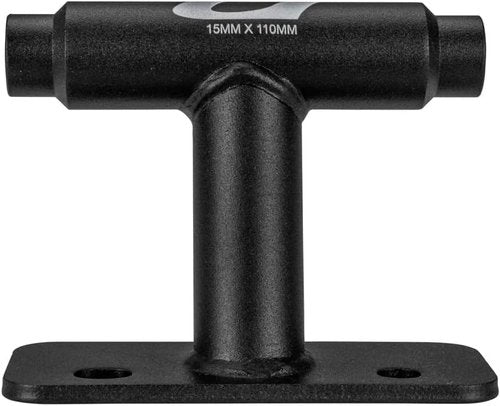 KUAT Dirtbag Bike Storage & Transportation Rack | Durable Steel Compact Direct Bolt-On Secure Bicycle Hauling Mount for Truck Beds Trailers Cargo Carriers | Black, 9mm x 100mm - Skewer