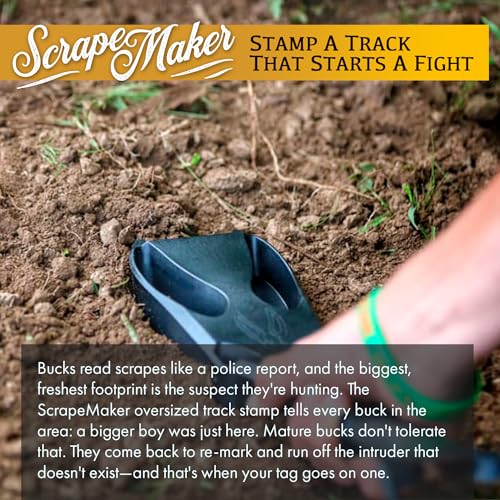 Deer Mock Scrape Tool for Hunting & Game Attractant Setup