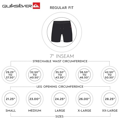 Quiksilver Men's Water-Friendly Stretch Hybrid Shorts - Large / Black